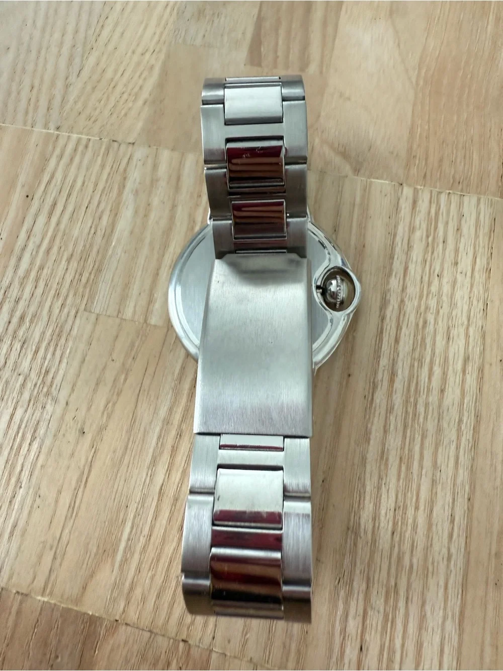 Adesso Roman numerals stainless steel watch NEW BATTERY
